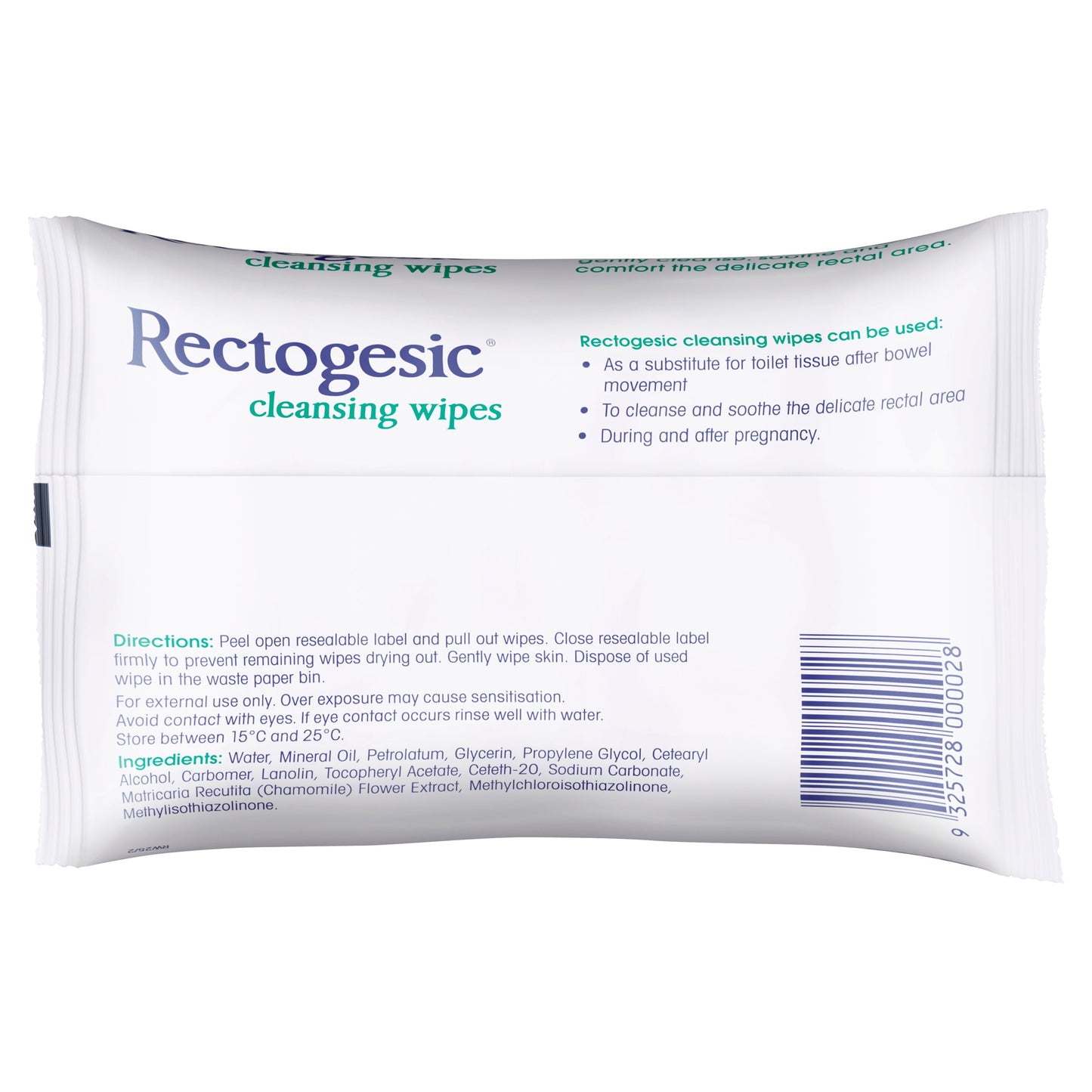 Rectogesic Cleansing Wipes X 25