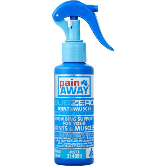 Pain Away Sub Zero Pain Relief Spray 100mL