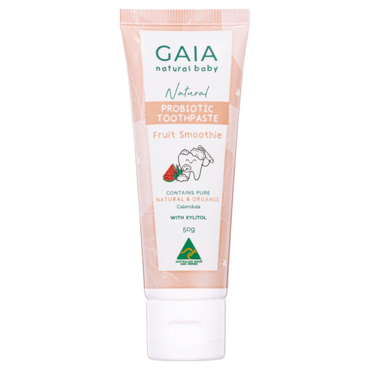 Gaia Natural Baby Probiotic Toothpaste Fruit Smoothie 50g