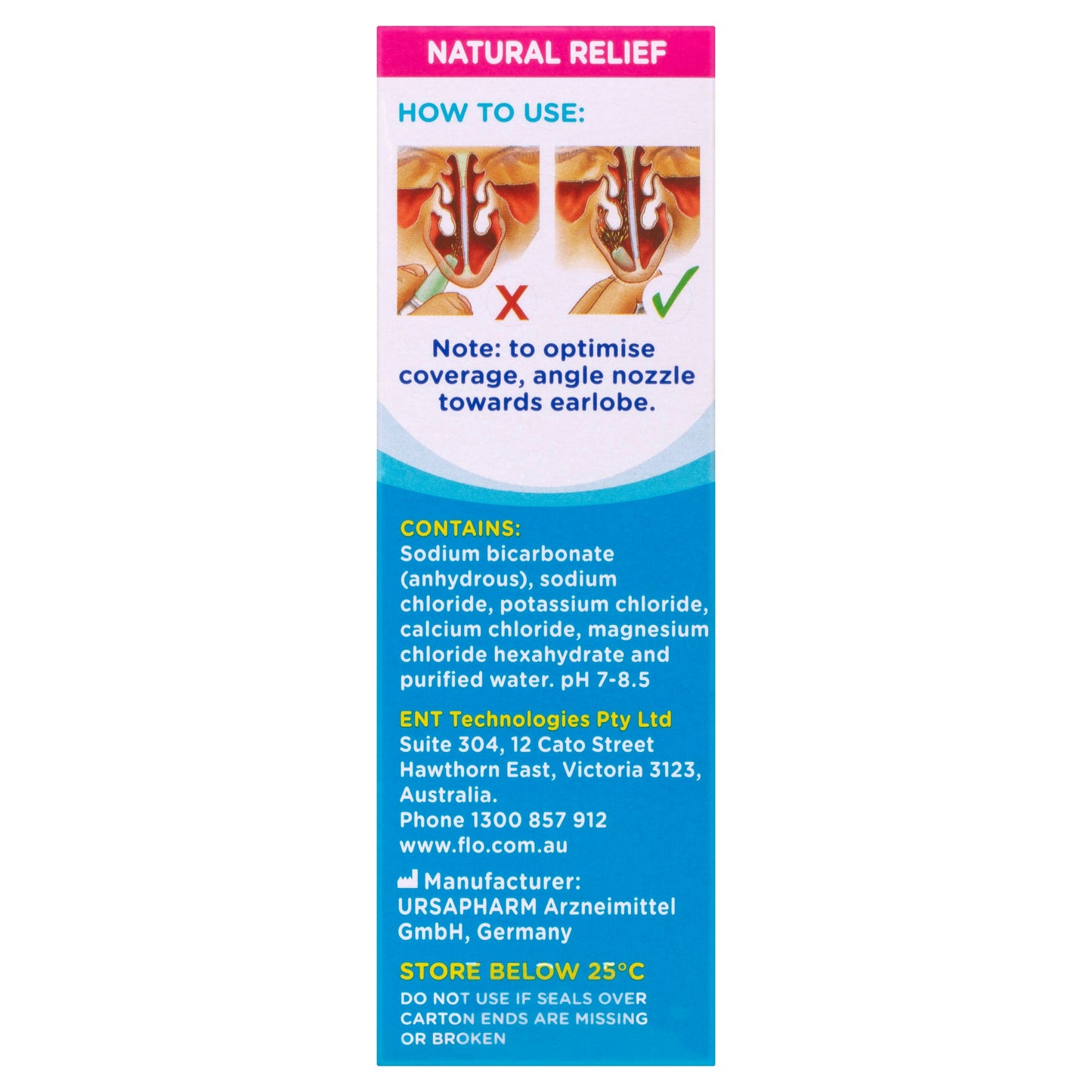 FLO Saline + Plus Nasal Spray 30ml