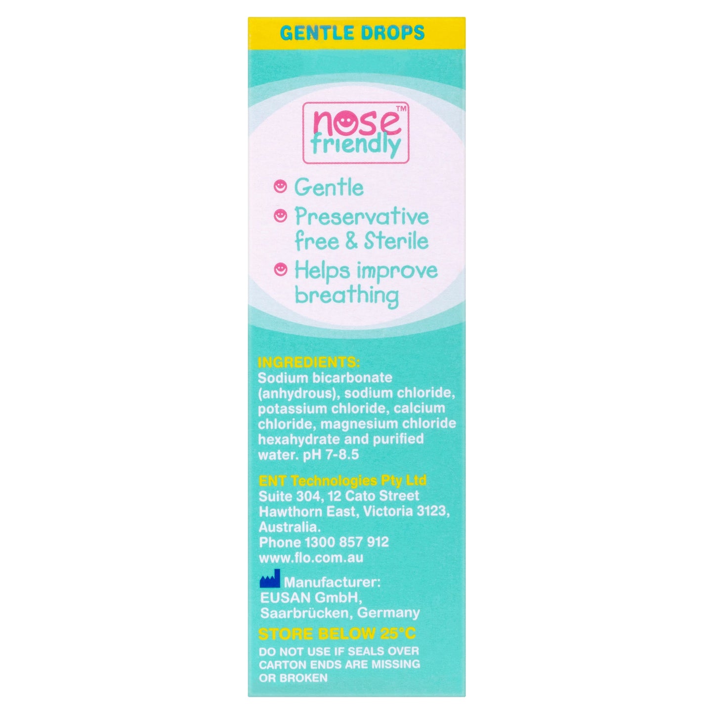 FLO Baby Saline + Nasal Drops 15ml