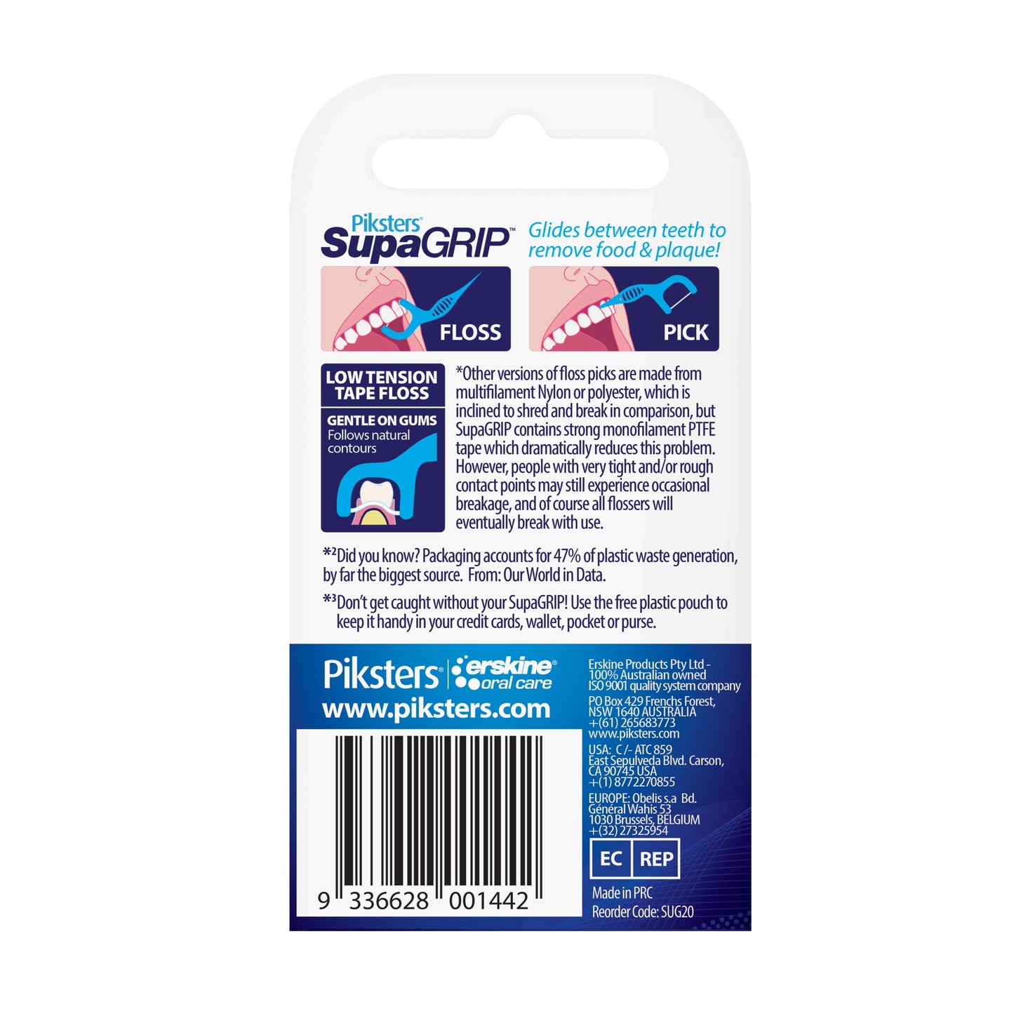 Piksters Supa Grips 20 Pack