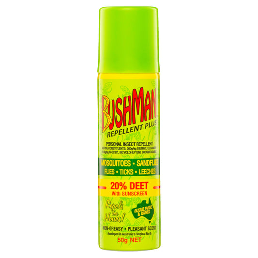 Bushman Plus Repellent With Sunscreen Aerosol - 50g