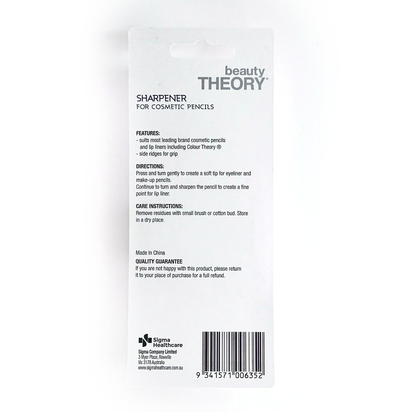 Beauty Theory Cosmetic Pencil Sharpener Dual