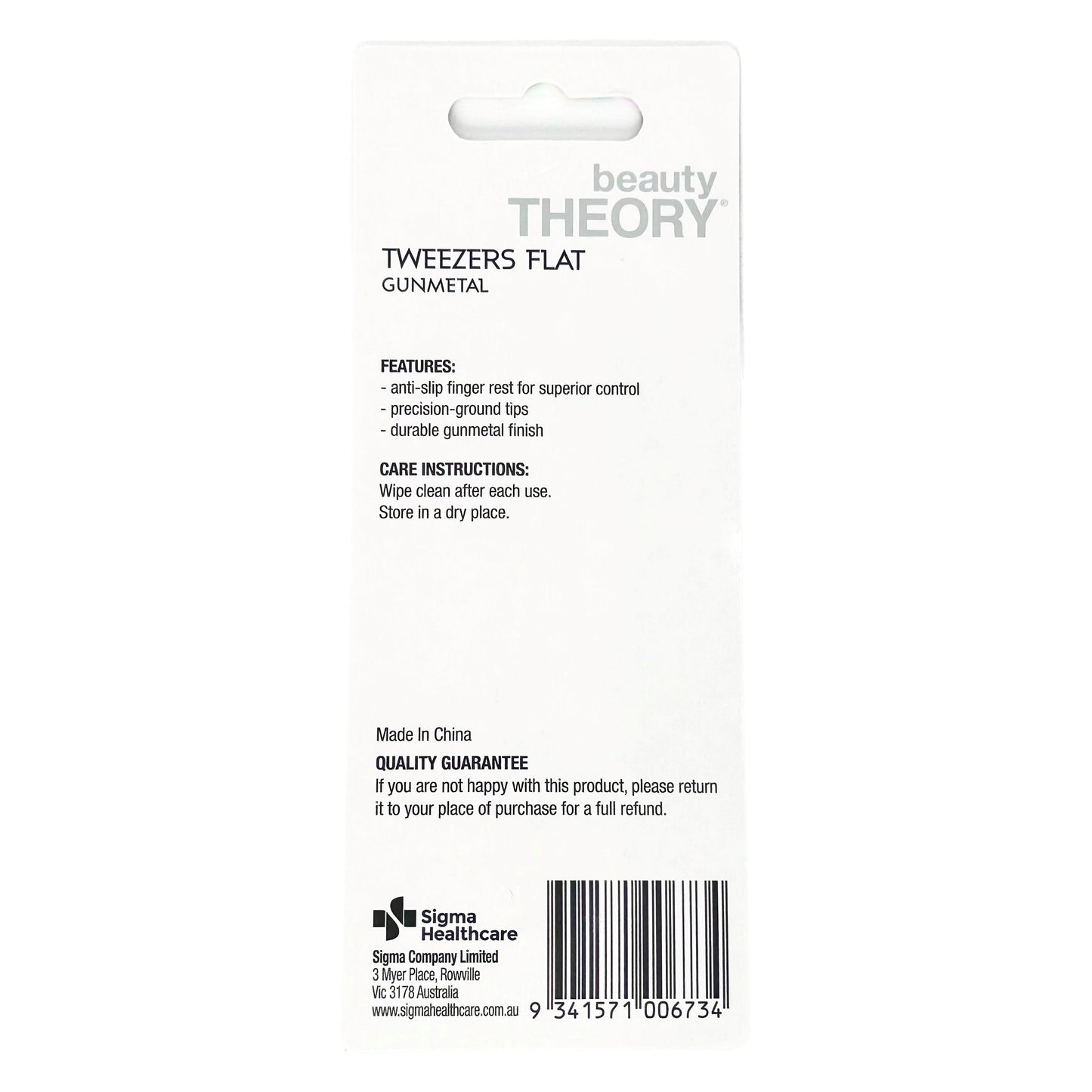 Beauty Theory Tweezers Flat