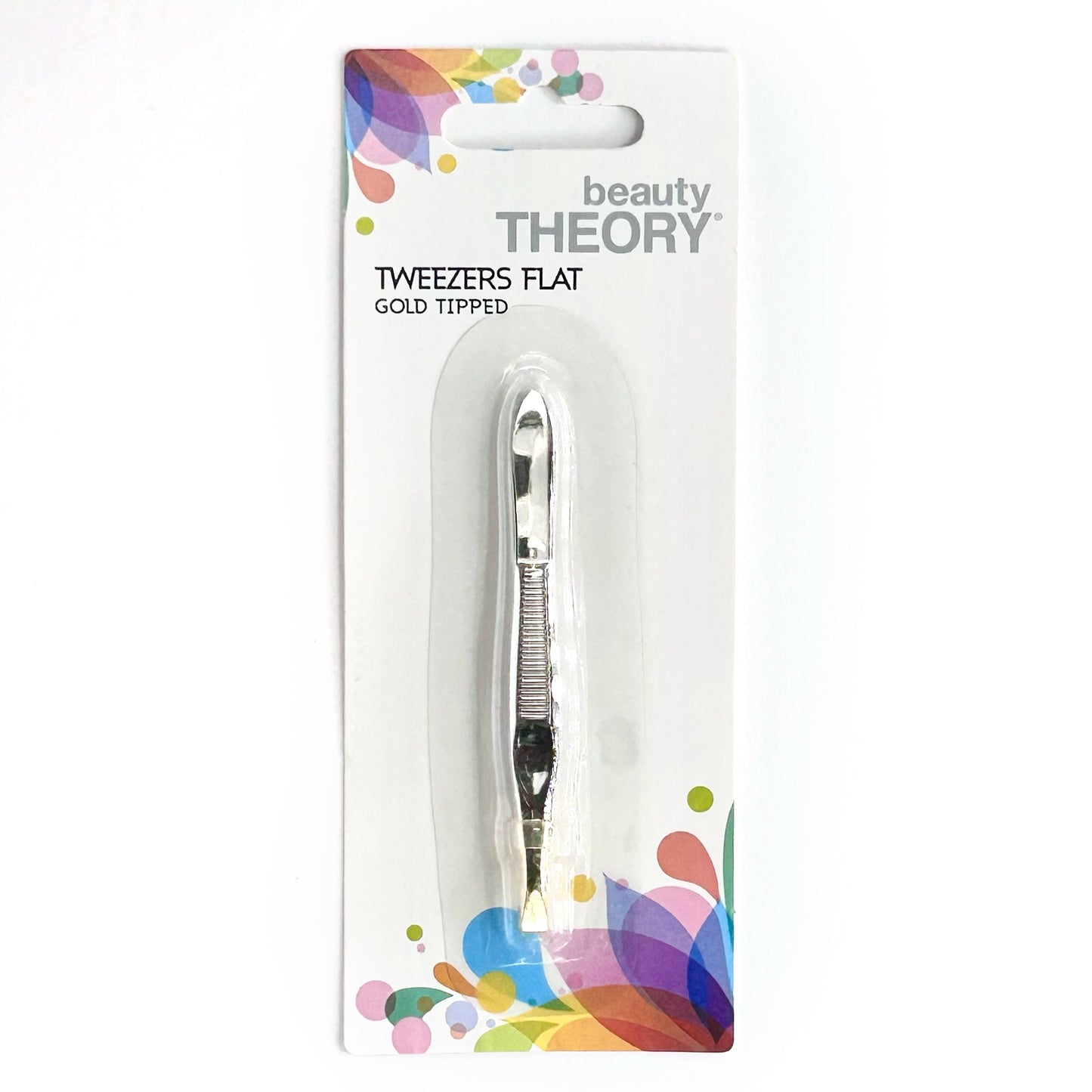 Beauty Theory Tweezers - Gold Tipped Flat