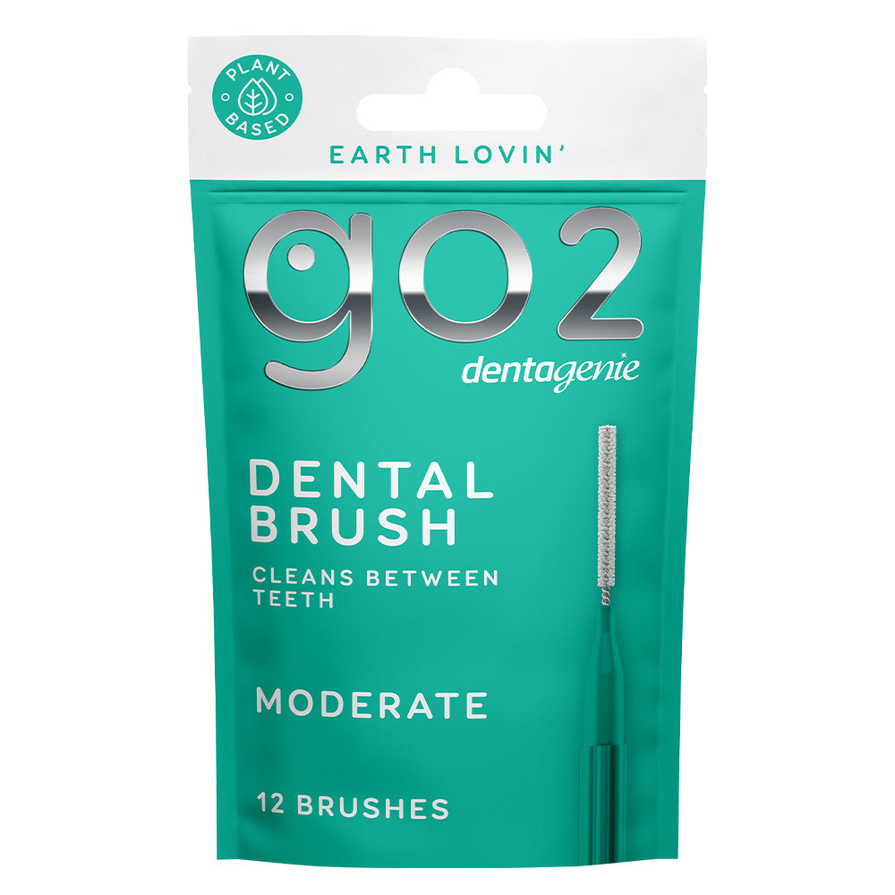 go2 Dentagenie Interdental Brush Moderate 12Pk