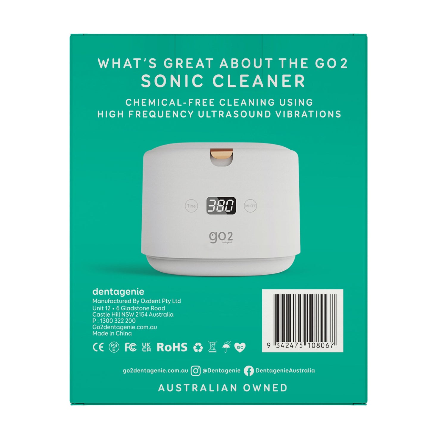 GO2 Dentagenie Sonic Cleaner