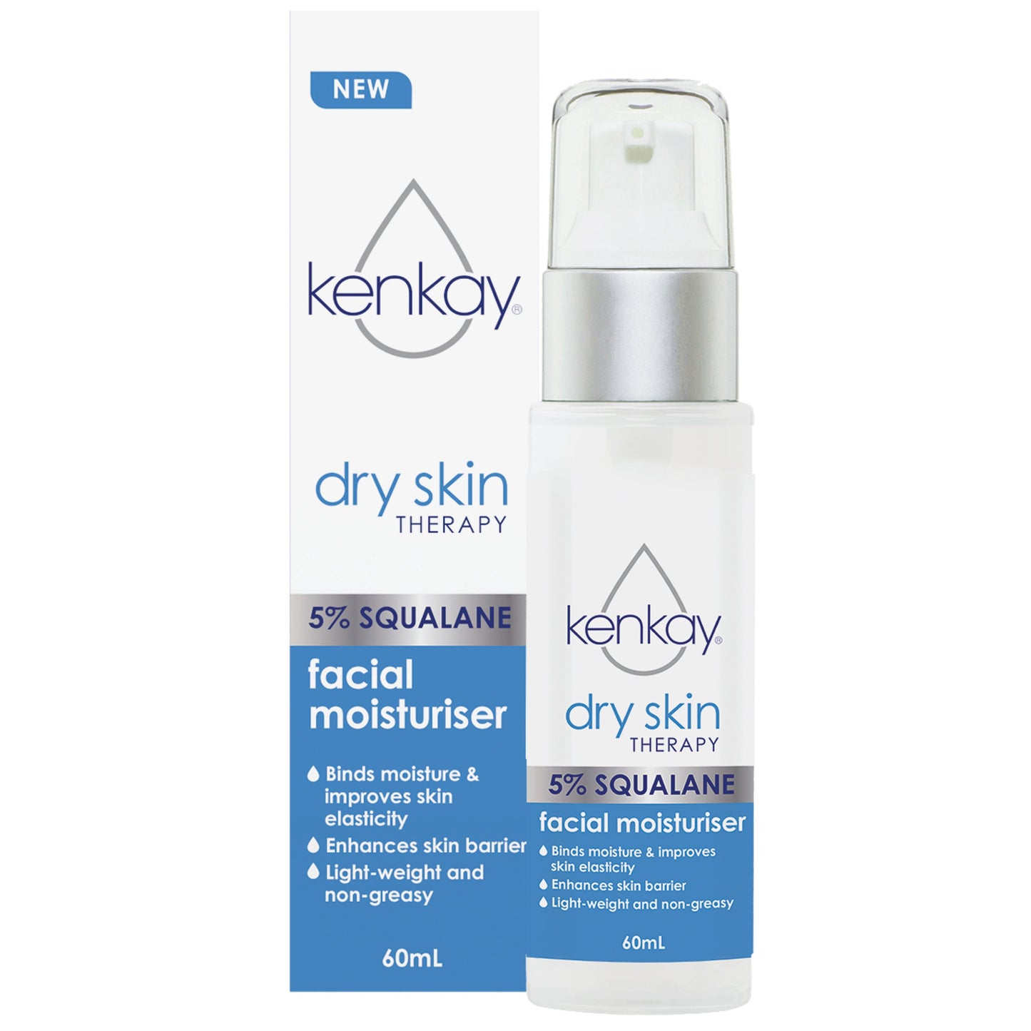 KENKAY DRY SKIN FACE MOISTURISER 60ML