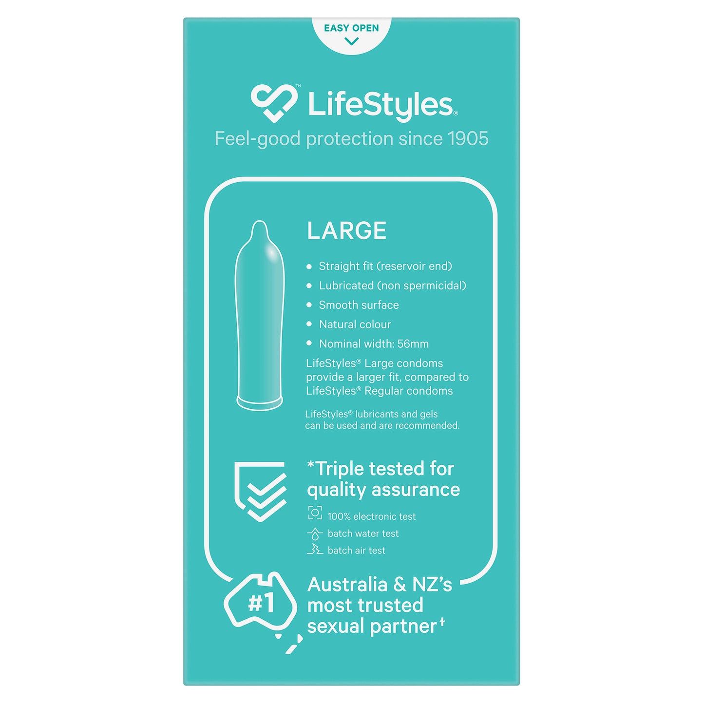 LifeStyles Condoms Large 10 Pack