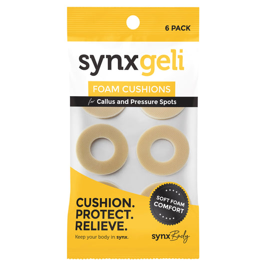 Synxgeli Foam Cushions For Callus & Pressure Spots