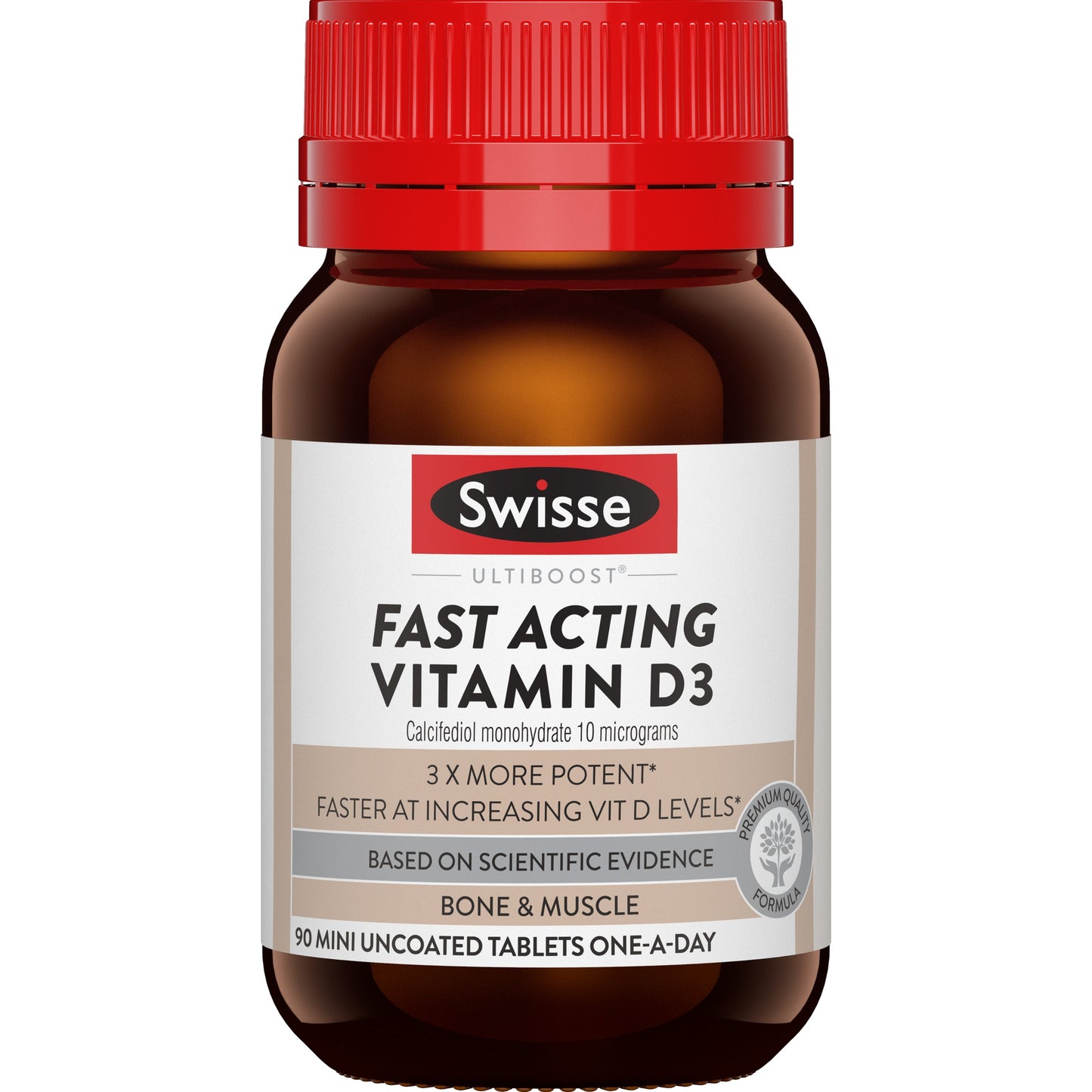 SWISSE Ultiboost Fast Acting Vitamin D3 90 Mini Tablets