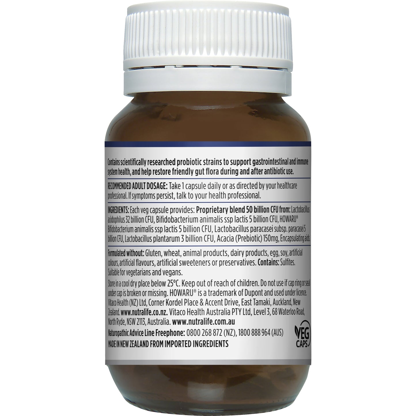 NutraLife Probiotica High Potency 30 Capsules