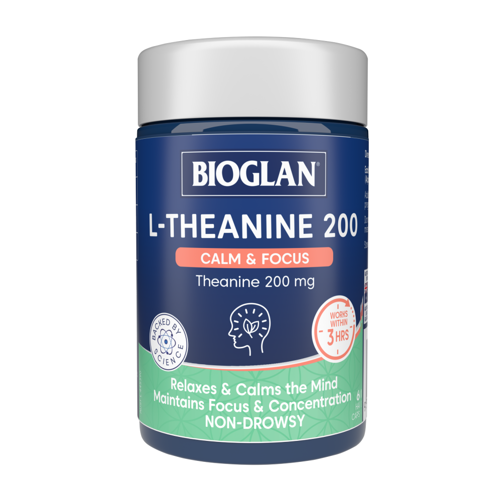 Bioglan L-Theanine 200 Calm & Focus 60 Capsules