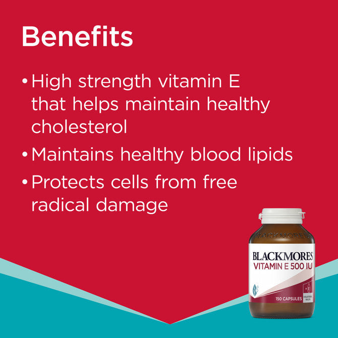 Blackmores Vitamin E 500iu 150 Capsules