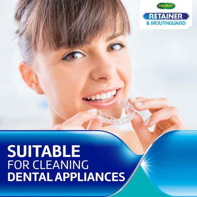 Polident Retainer and Mouthguard Cleanser 36 Tablets