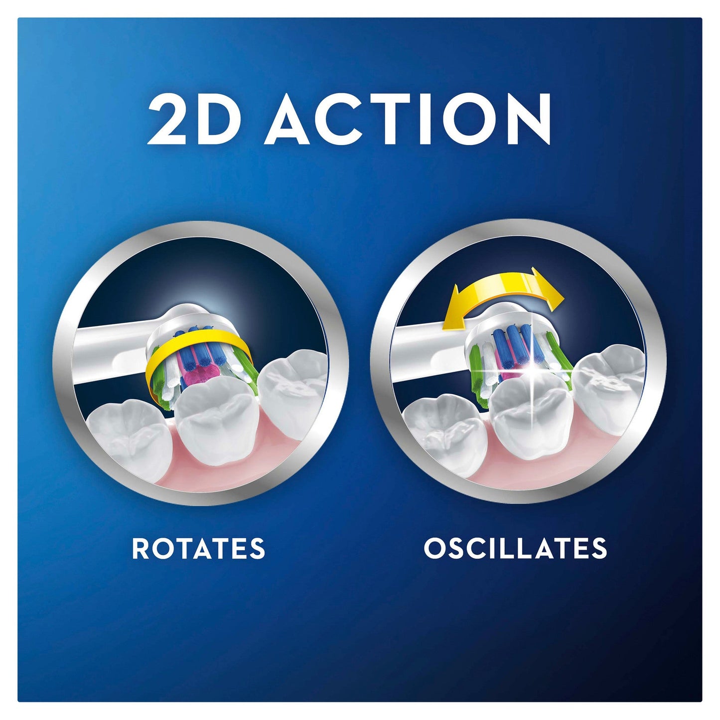 Oral-B Vitality Plus Pro White Electric Toothbrush With Charger