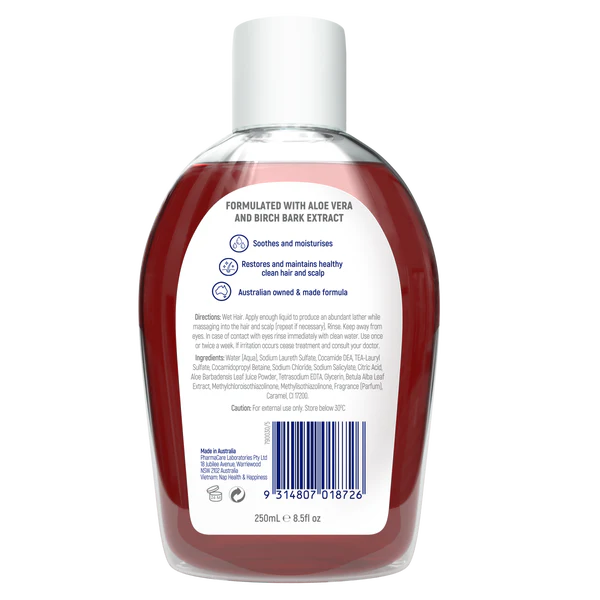 Redwin Coal Tar Fragrance Shampoo 250ml