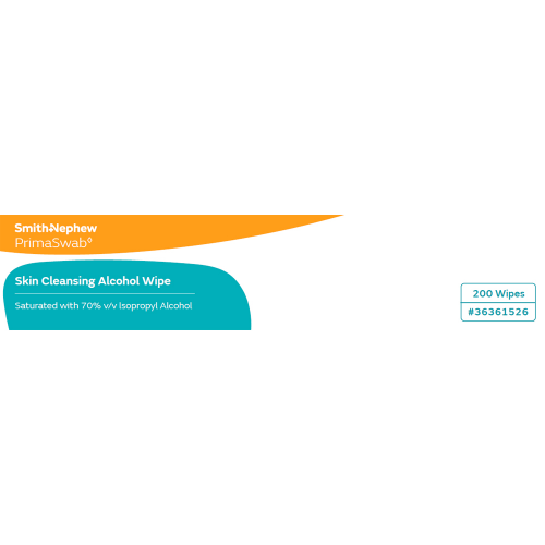 Primaswab Wipes 2ply Box 200 (Pack of 2)