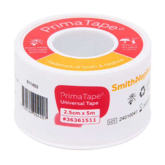 Primatape Universal Tape 2.5cm X 5m 1 Roll