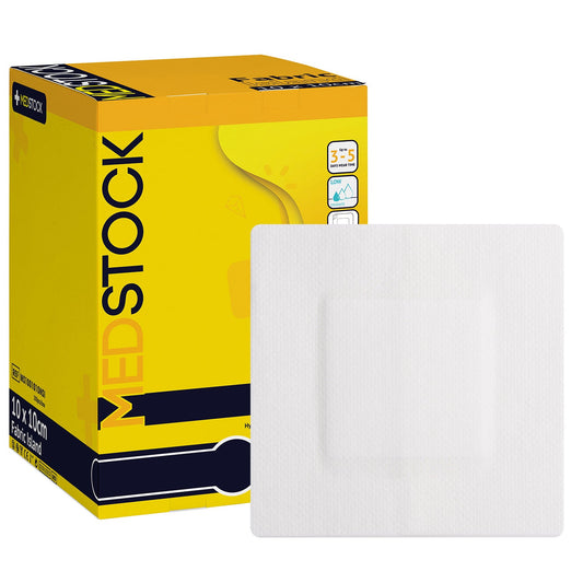 Medstock Fabric Island Dressing 10 x 10cm 100 Pack