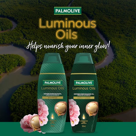 Palmolive Luminous Oils Moroccan Argan Oil & Camellia Protect Shampoo 350ml