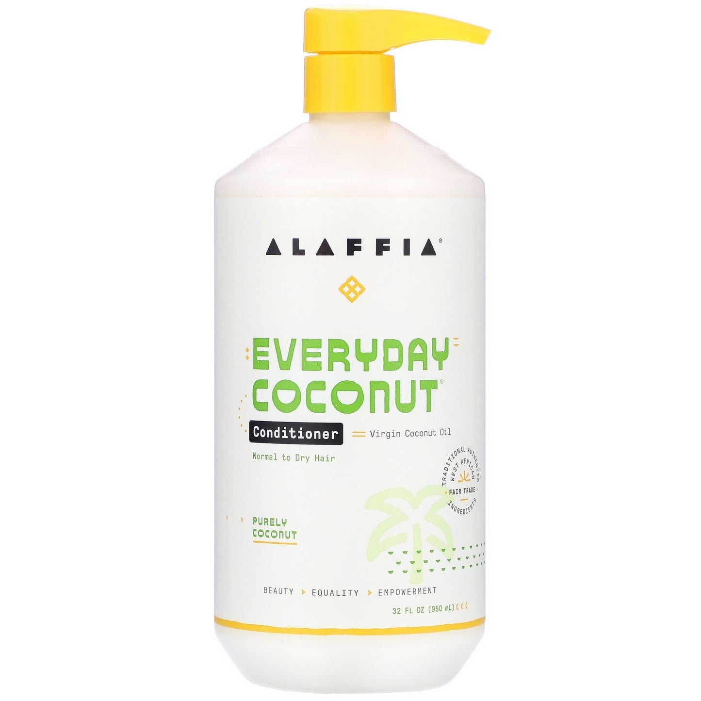 Alaffia Everyday Coconut Conditioner - Purely Coconut 950ml