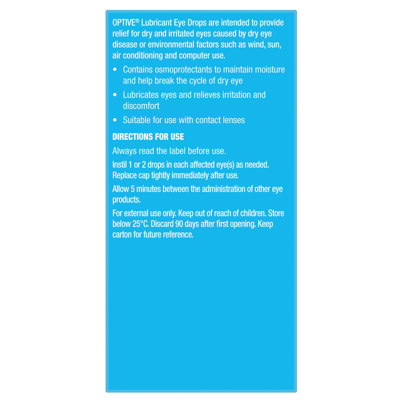 Optive Lubricant Eye Drop 15ml