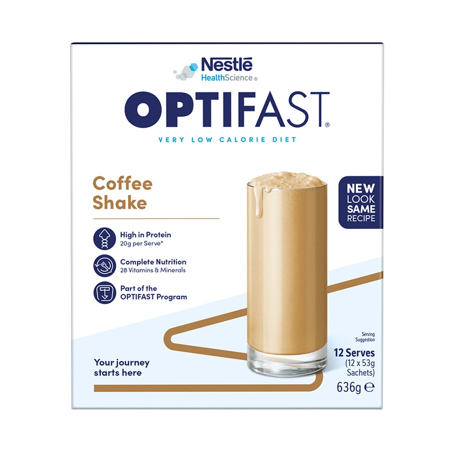 Optifast VLCD Shake Coffee 12 x 53g