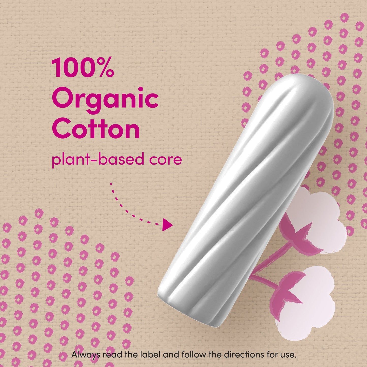 Carefree Organics Regular Tampons 16