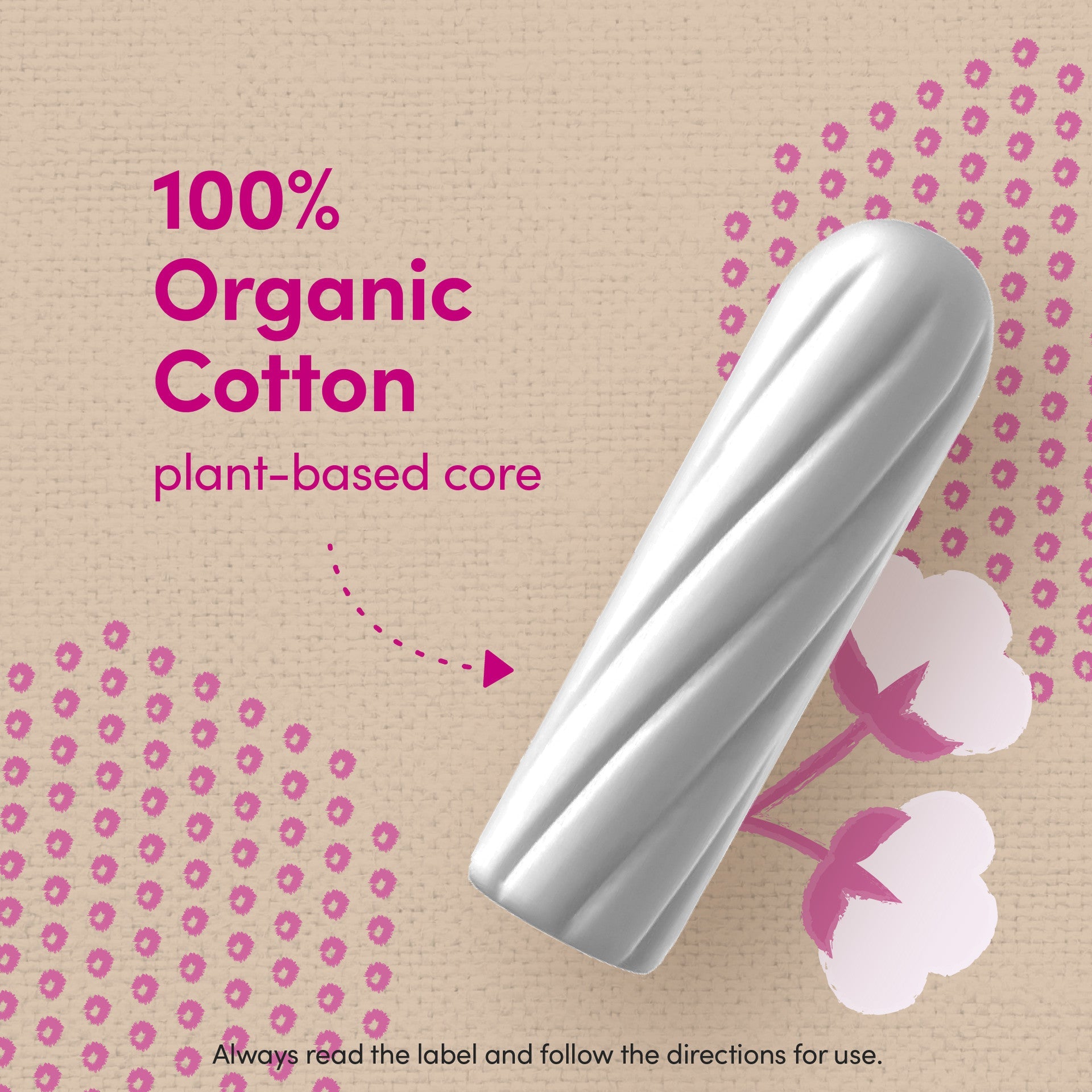 Carefree Organics Regular Tampons 16