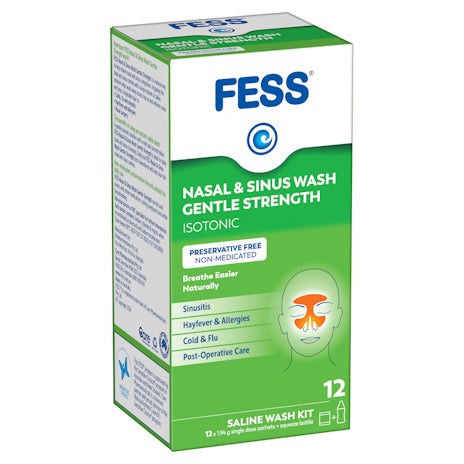 Fess Nasal&Sinus Wash Starter Kit Gent 12