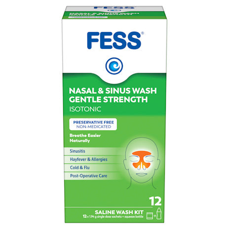 Fess Nasal&Sinus Wash Starter Kit Gent 12