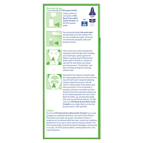 Fess Nasal&Sinus Wash Starter Kit Gent 12