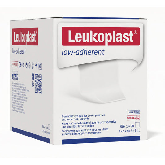 Leukoplast Low Adherent Dressing Sterile 5x5cm Box 50