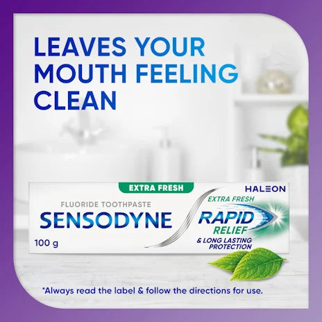 Sensodyne Sensitive Teeth Pain Rapid Relief Extra Fresh Toothpaste 100g