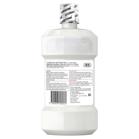 Listerine Bright White Mouthwash 500ml