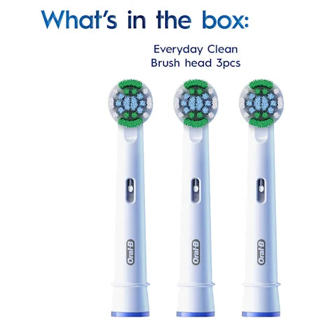Oral B Precision Clean Replacement Electric Toothbrush Heads 3 Pack