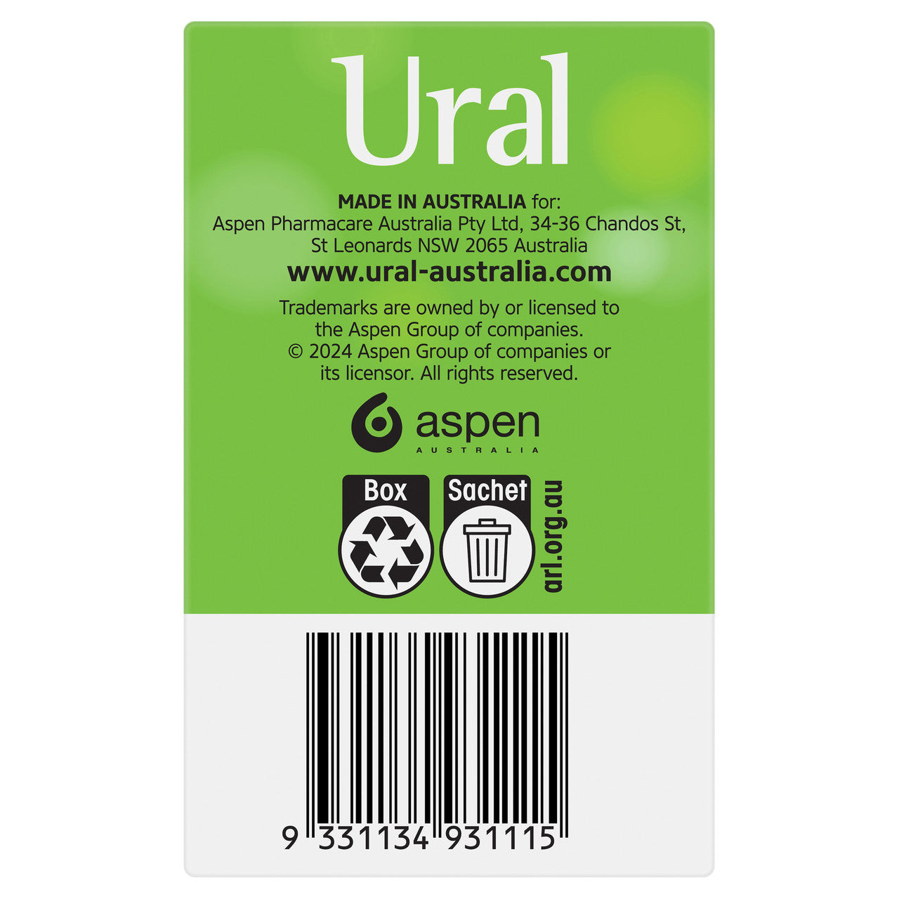 Ural Cranberry Effervescent 28 Sachets Pack