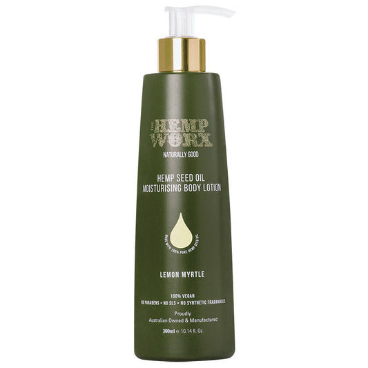 The Hemp Worx Lemon Myrtle Body Lotion 300ml