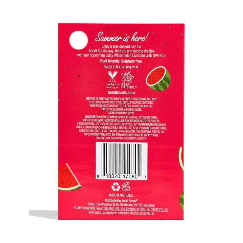 Bondi Sands Lip SPF50 Watermelon 10g
