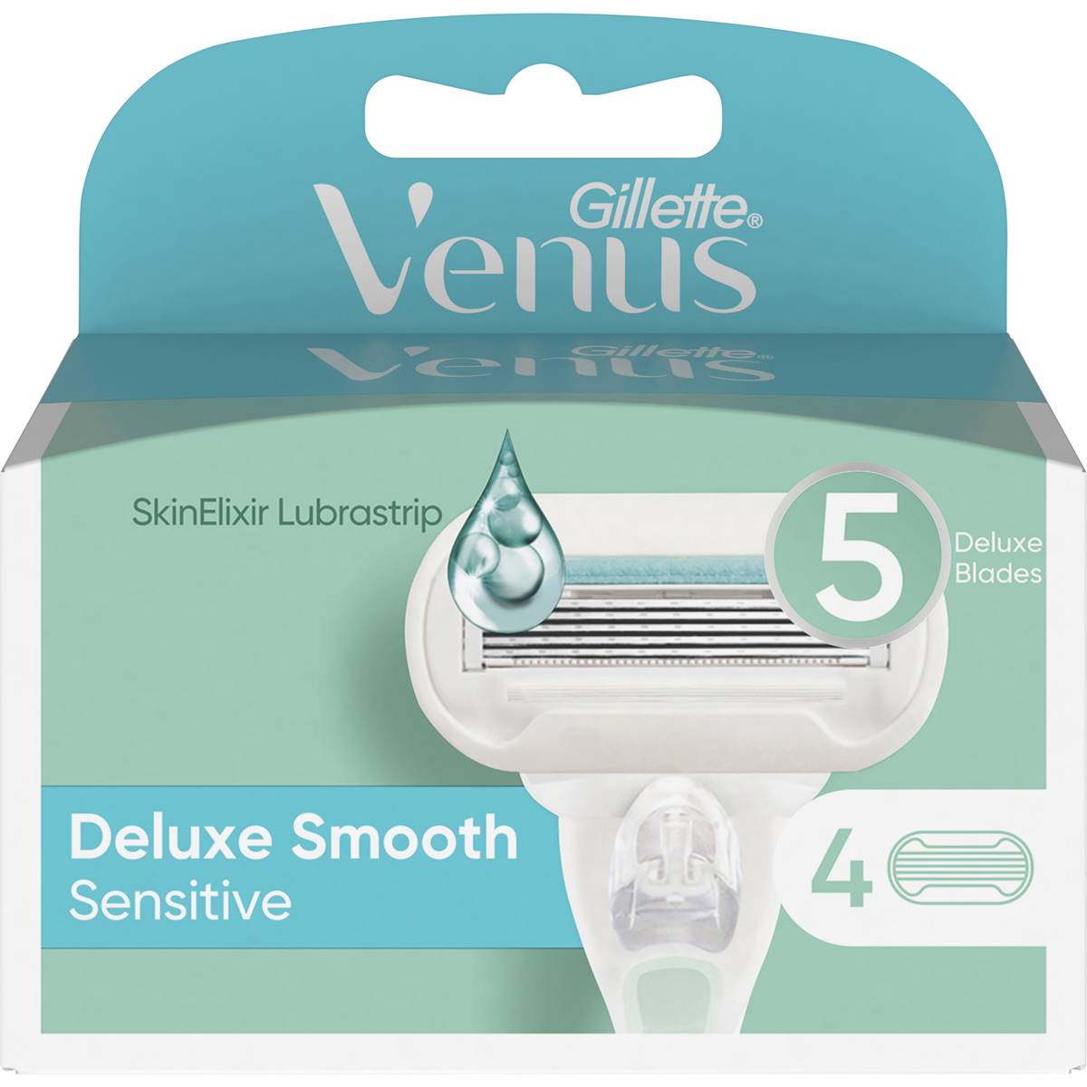 Gillette Venus Deluxe Smooth Sensitive Blade 4PK