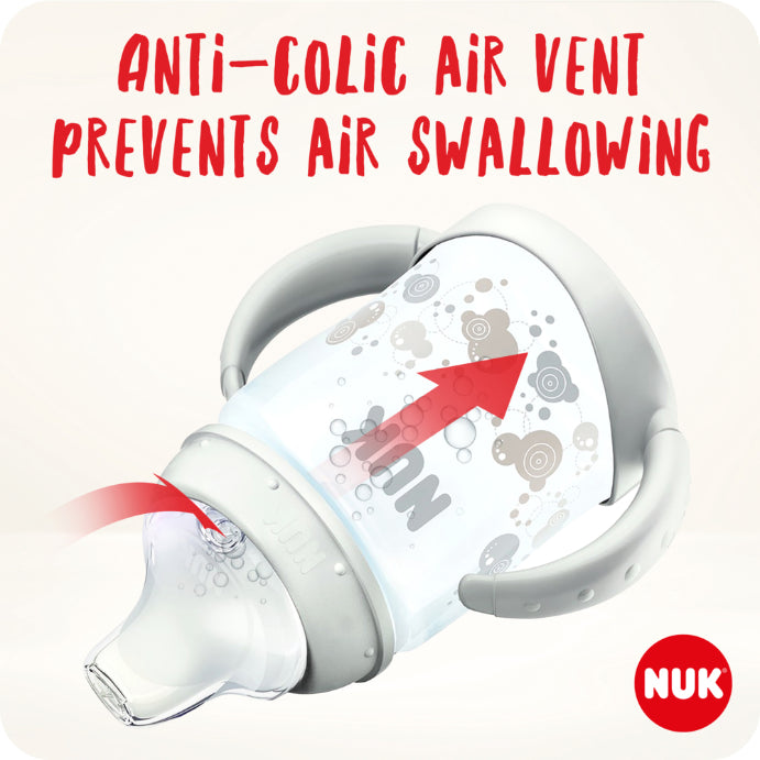 Nuk First Choice Learner Bottle 6-18 Months Assorted 150ml