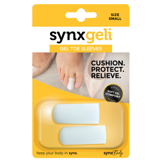Synx Synxgeli Toe Sleeves Small 2 Pack