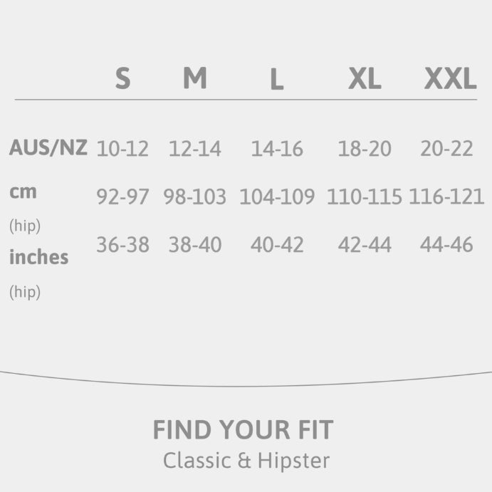 Tena Washable Absorbent Underwear Classic Black 10-12 1 Pack