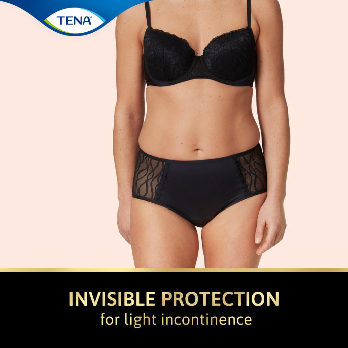 Tena Washable Absorbent Underwear Classic Black 18-20 1 Pack