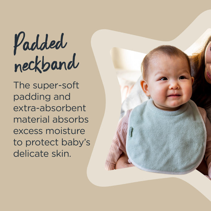 Tommee Tippee Milk Feeding Bibs Colours and Designs Vary 2 Pack