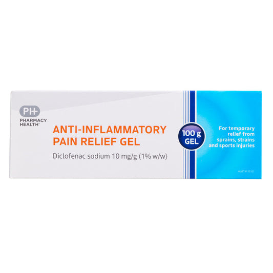 Pharmacy Health Anti-inflammatory Pain Relief Gel 100g