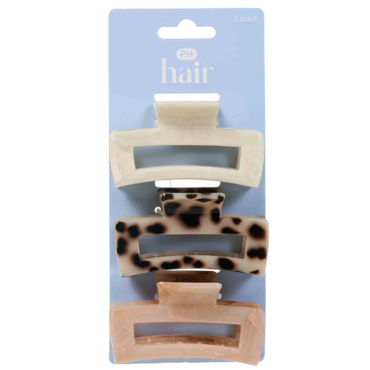 PHarmacy Health MEDIUM CLAW MIXED 3PK