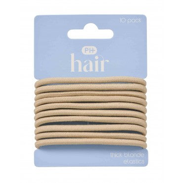 PHarmacy Health ELASTICS THICK BLONDE 10PK